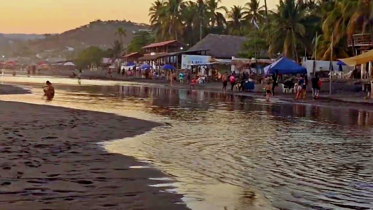 😱😱  EXTRAÑO FENOMENO EN PLAYA SAN BLAS - SE FORMÓ UNA LAGUNA #elsalvador #surfcity #playa