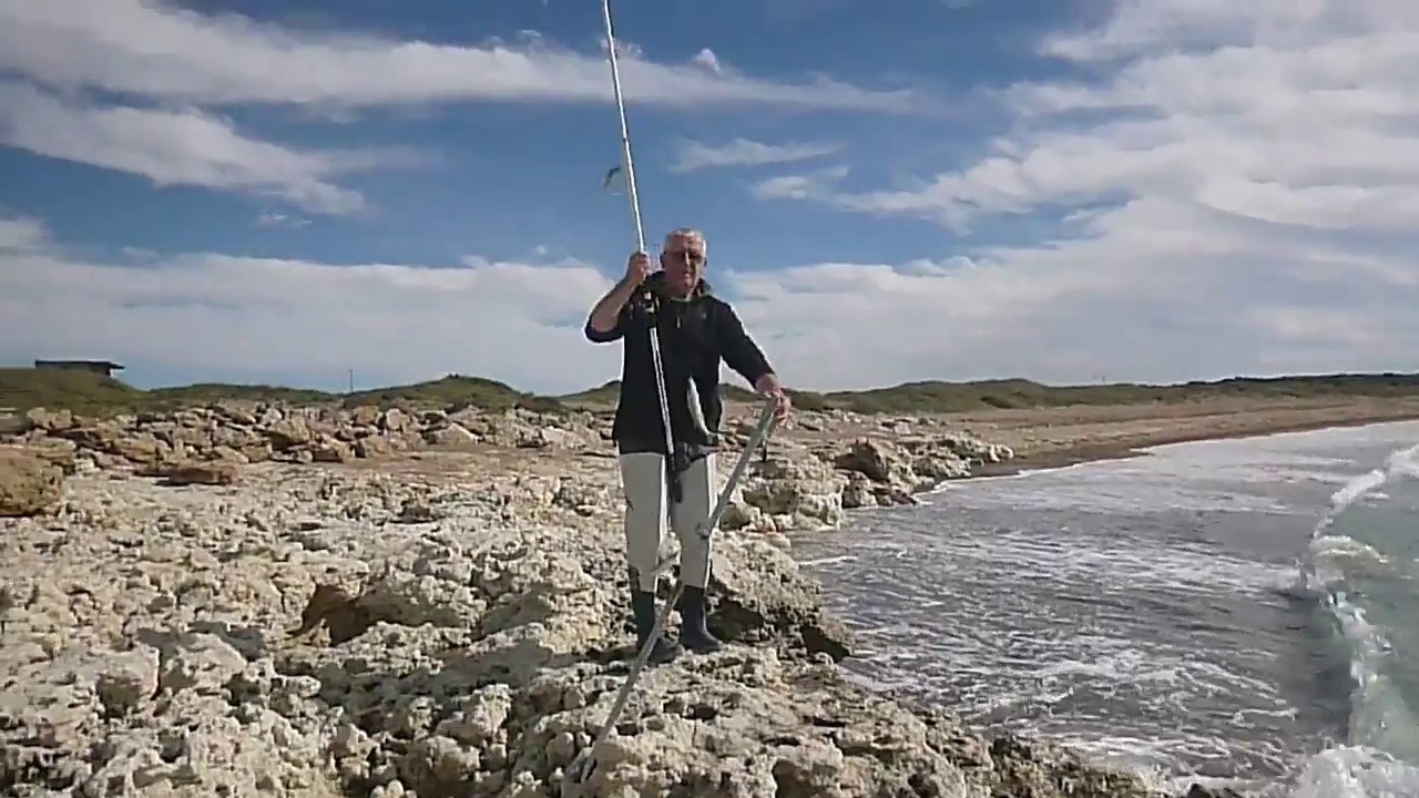 Pesca de Pejerreyes y Variada de Piedra en Los Suecos Playas Doradas Río Negro 15 de Abril de 2017