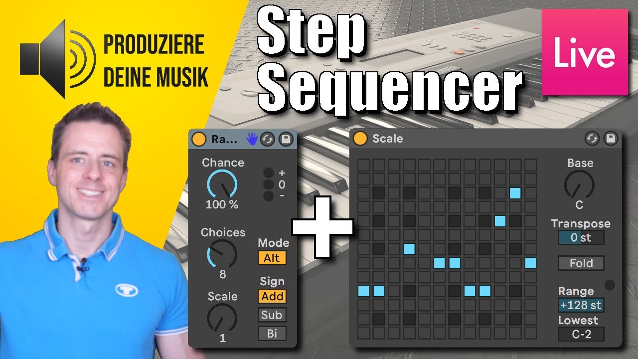 Baue einen Step Sequencer mit Ableton Live's MIDI Effekten!
