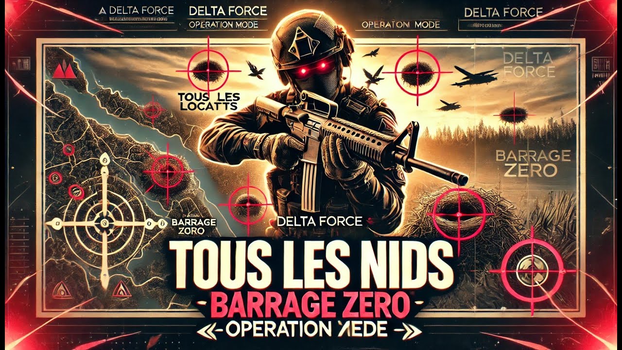 Delta Force : Localisez Tous les Nids sur Barrage Zero