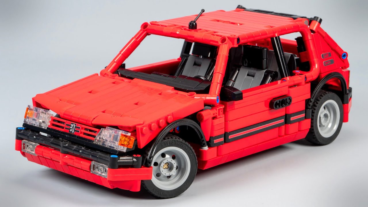 Я сделал Peugeot 205 GTI из Lego Technic.