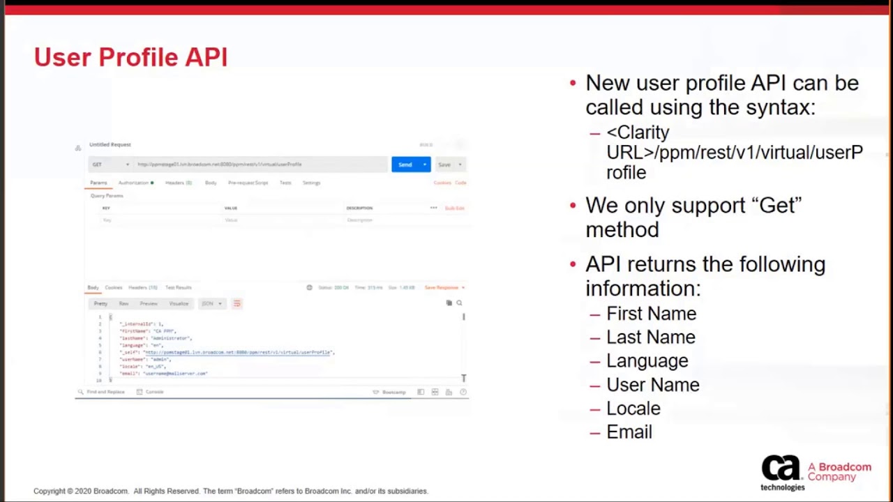 Clarity 15.9 - REST API Enhancements