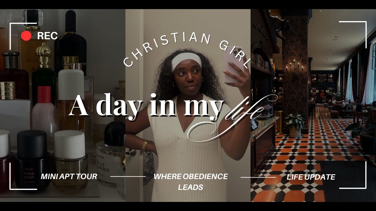 CHRISTIAN GIRL VLOG: where obedience leads | life update, mini apt tour, go-to perfume combos
