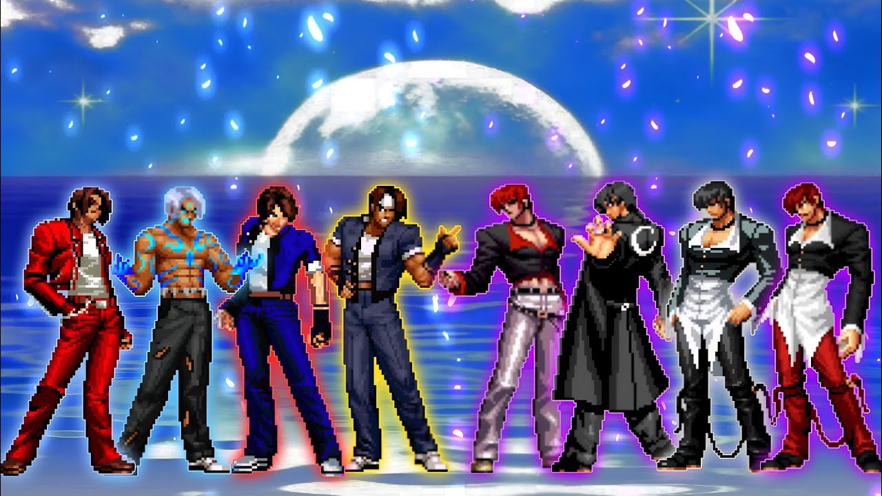 [KOF Mugen] Clone Kyo Team VS. Iori Team