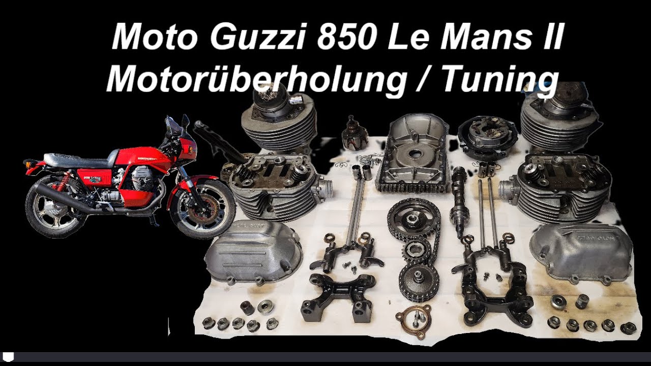 Moto Guzzi 850 Le Mans II Motorüberholung / Tuning