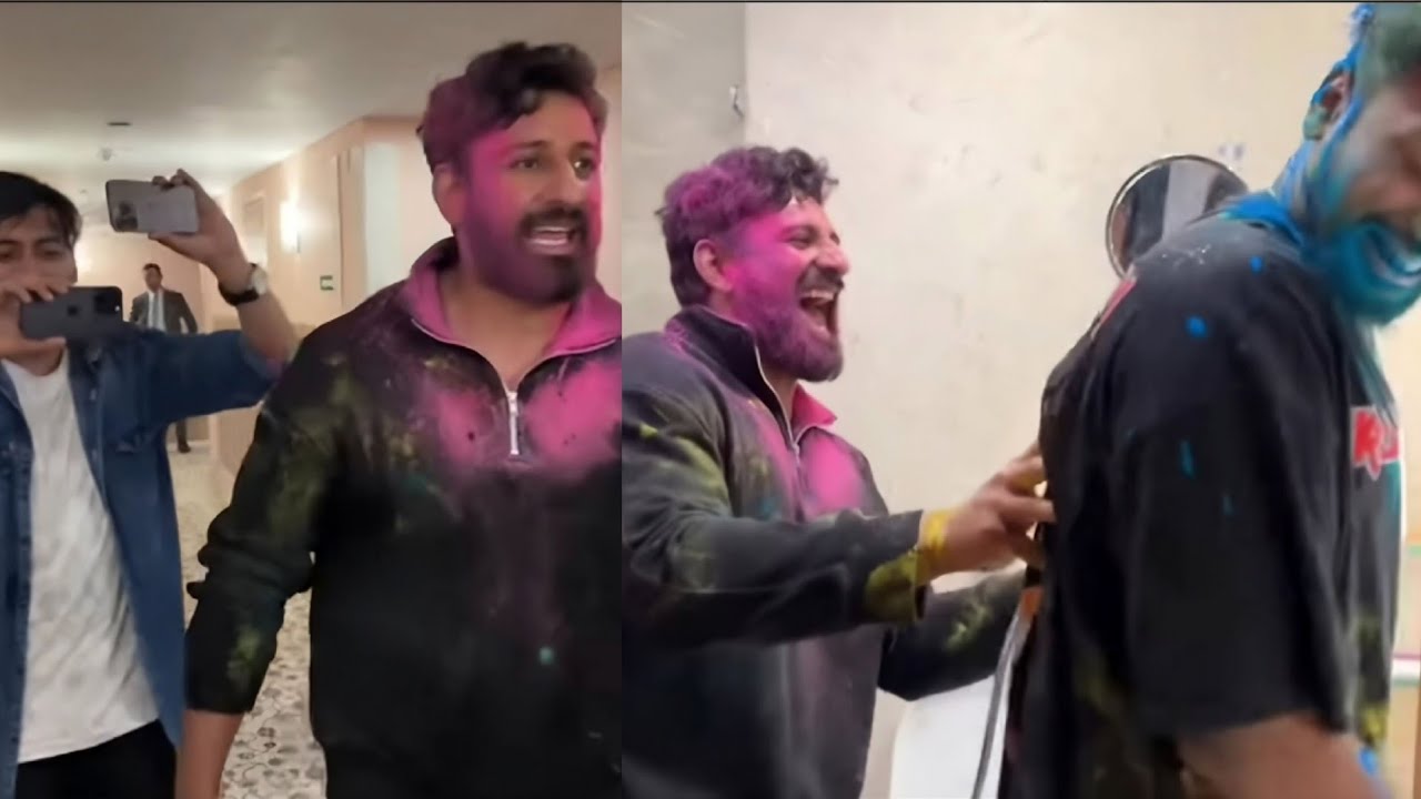 My First Holi Vlog ft. Rajat Dalal ( Happy Holi to Gorilla Gang❤️🦍) 