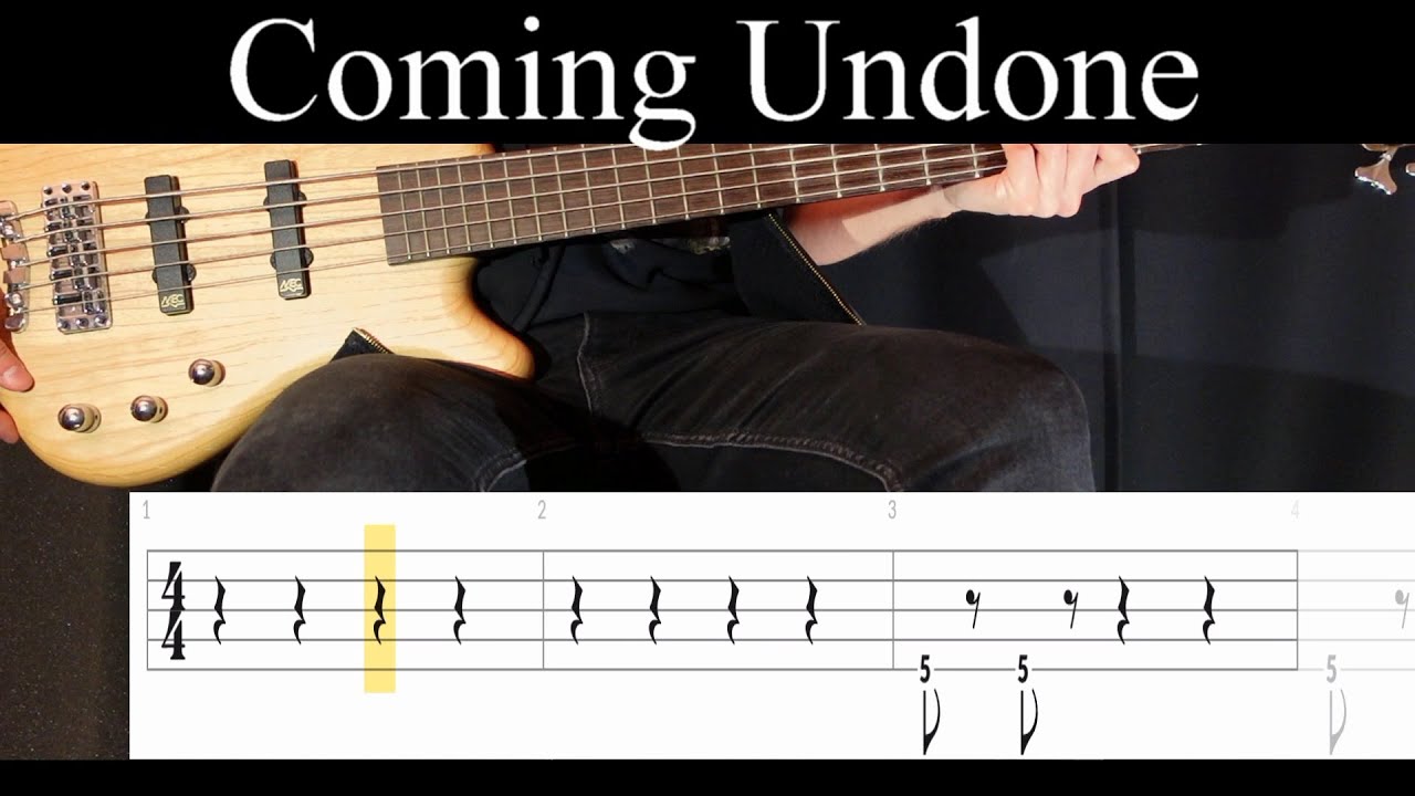 Coming Undone (Korn) - Bass Cover (With Tabs) by Leo Düzey