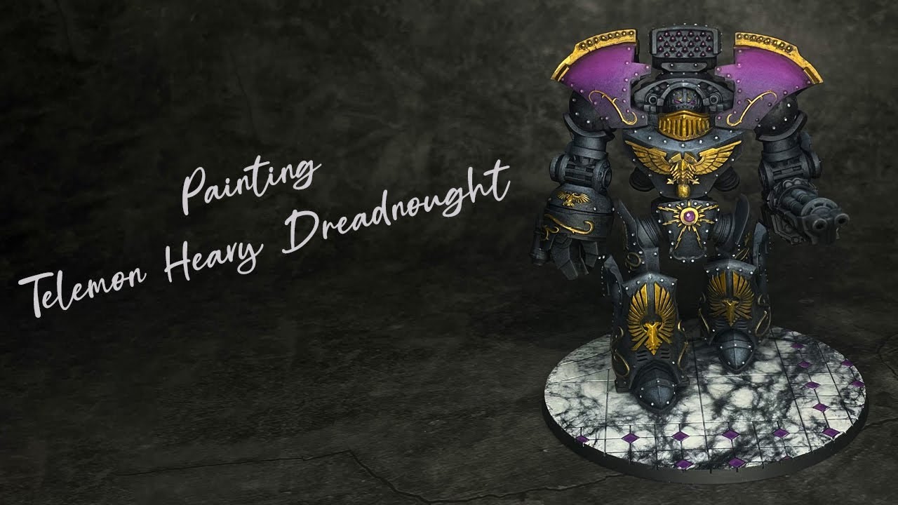How to Paint Custodes Shadowkeepers Telemon Heavy Dreadnought