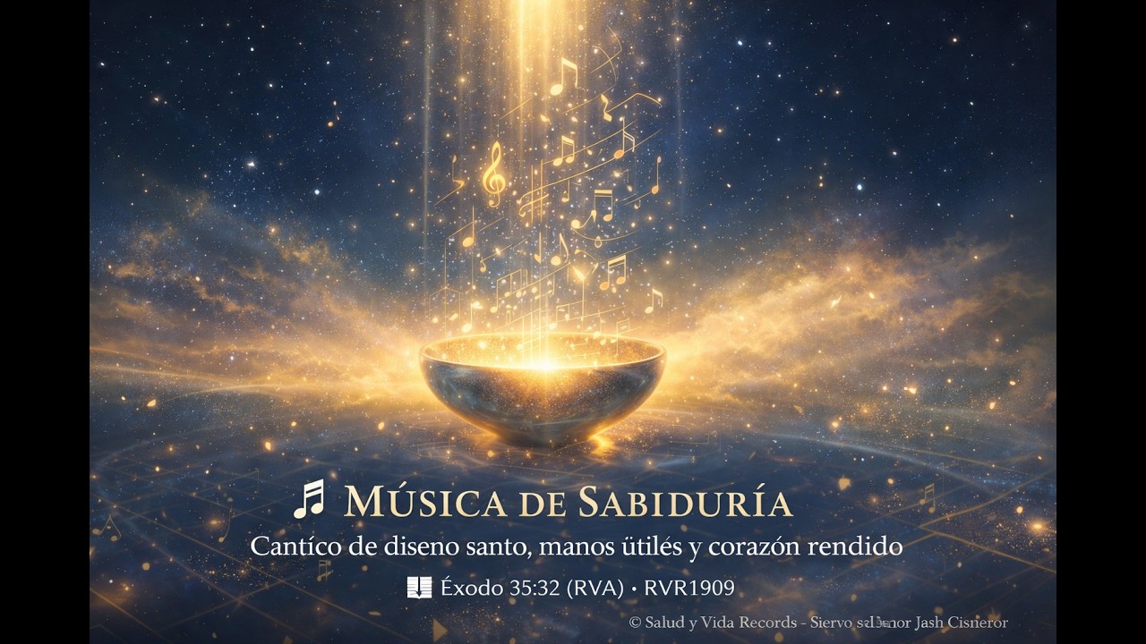 🎵 MÚSICA DE SABIDURÍA Cántico de diseño santo, ma