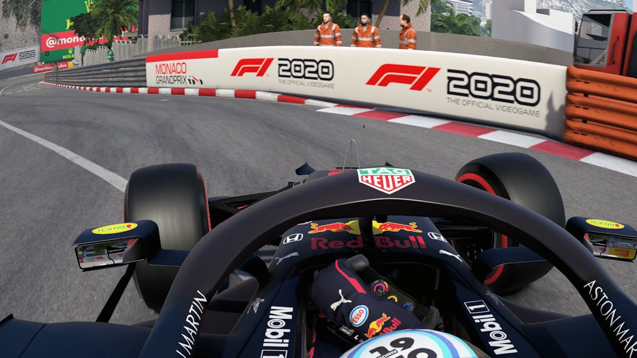 F1 2020 RedBull realistic onboard camera mod in Monaco + replay