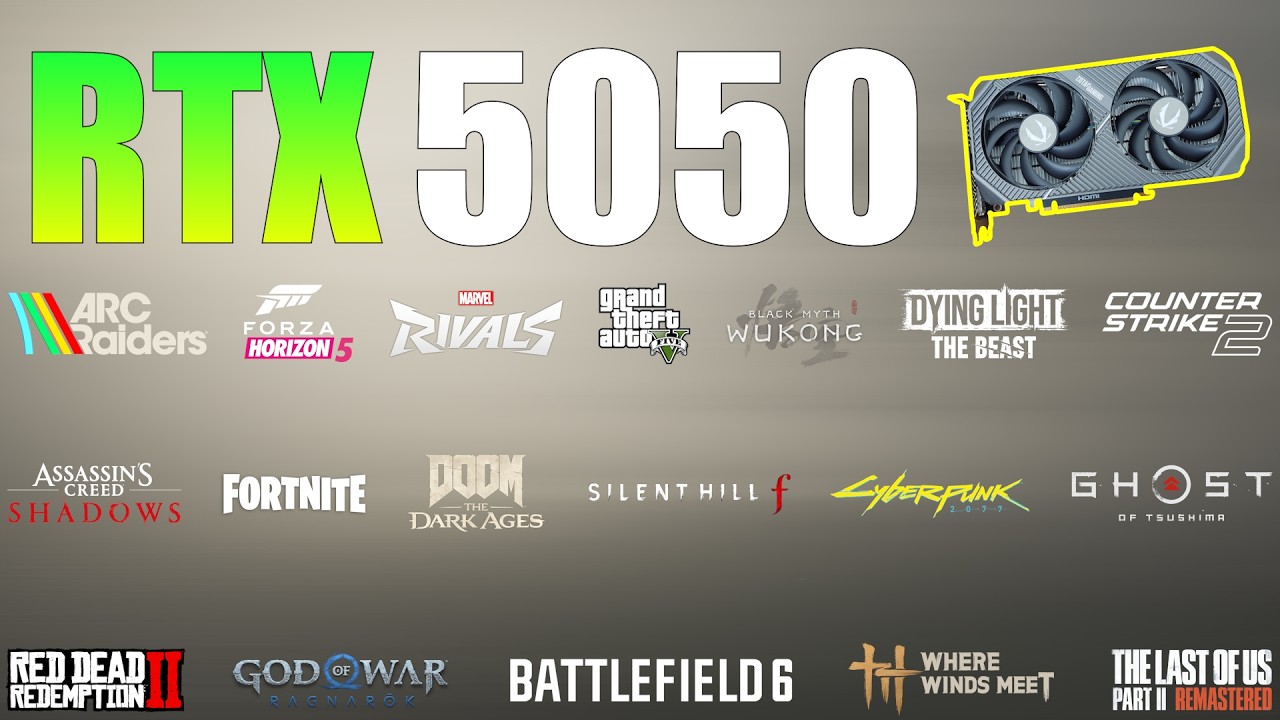 RTX 5050 8GB - Budget King or Waste of Money? (29 Games Tested)