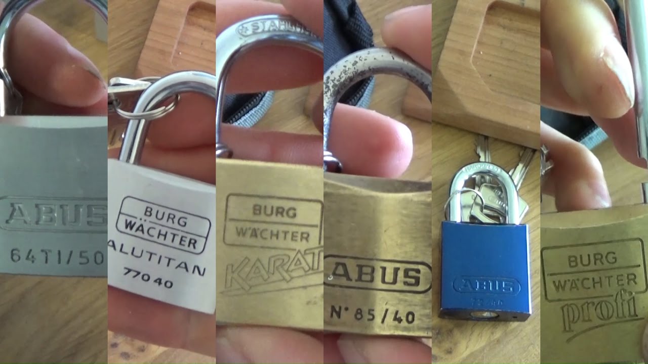 (39) Picking - Anfängerschlösser gepickt mit Öffnungstipps (Abus & Burgwächter Hangschlösser)