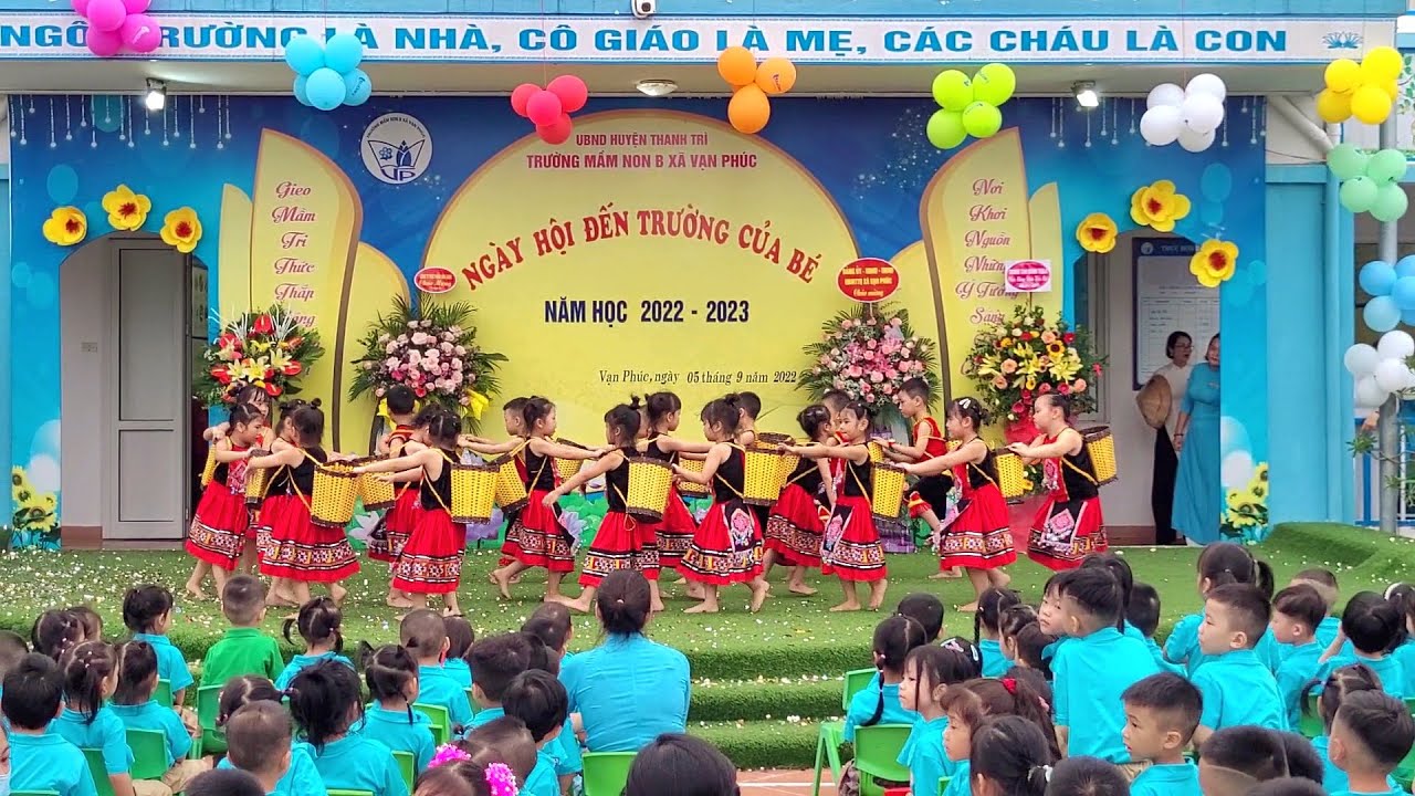 Tiết Mục Văn Nghệ Đặc Sắc Của Cô Trò Trường Mầm Non B Vạn Phúc | Lễ Khai Giảng Năm Học Mới