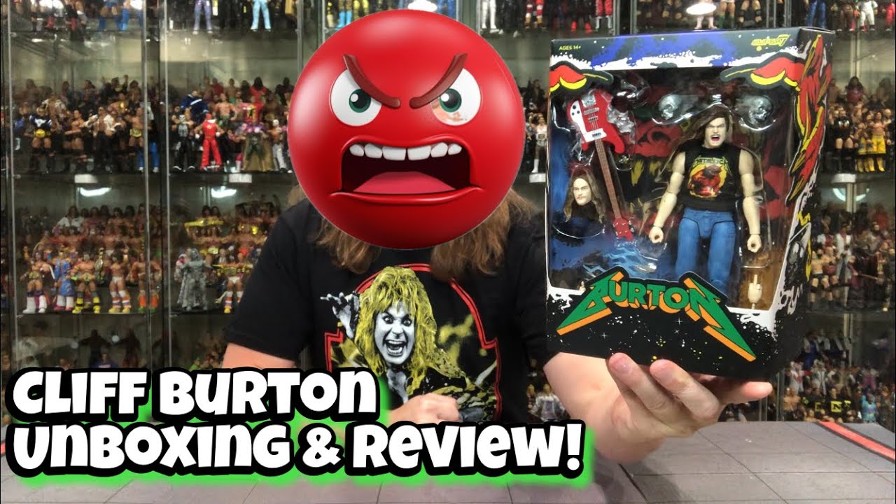 Cliff Burton Super 7 Ultimate Unboxing & Review! Nooooooo