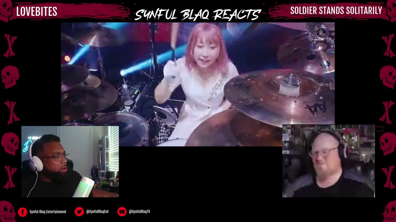 Jaw Dropping! Synful Blaq Reacts - LOVEBITES - Soldier Stands Solitarily 