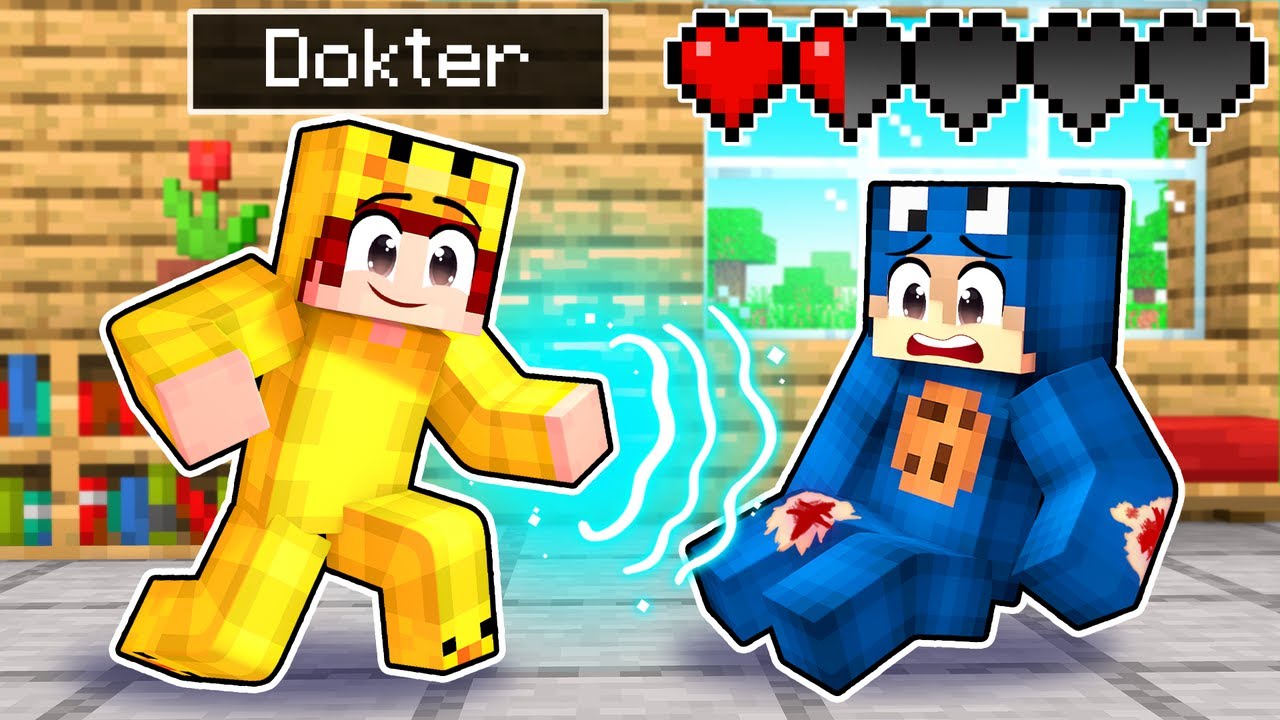 Mijn Vrienden HELPEN Als DOKTER In Minecraft!