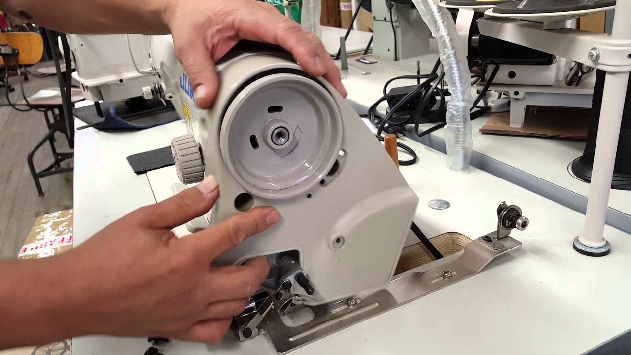 Juki DDL-8700 belt guard setup