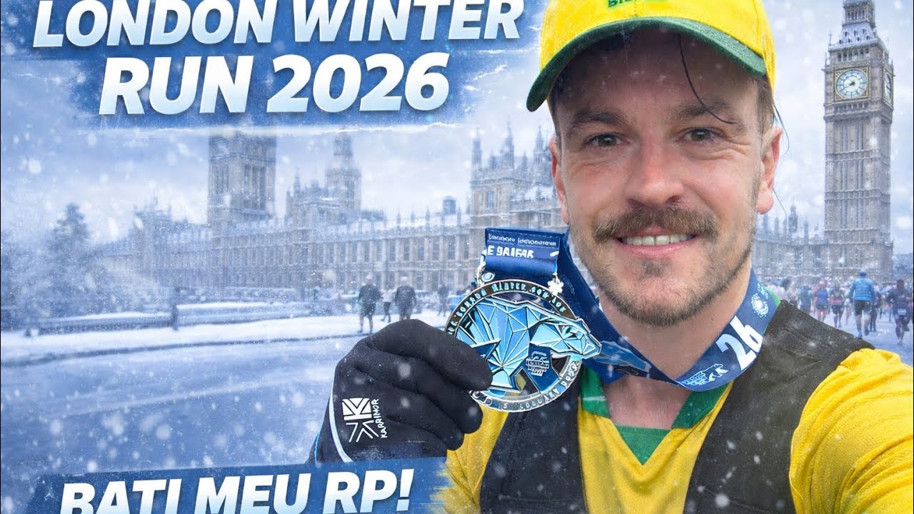 🏃‍♂️ LONDON WINTER RUN 2026 – BATI MEU RP! ❄️🇬🇧