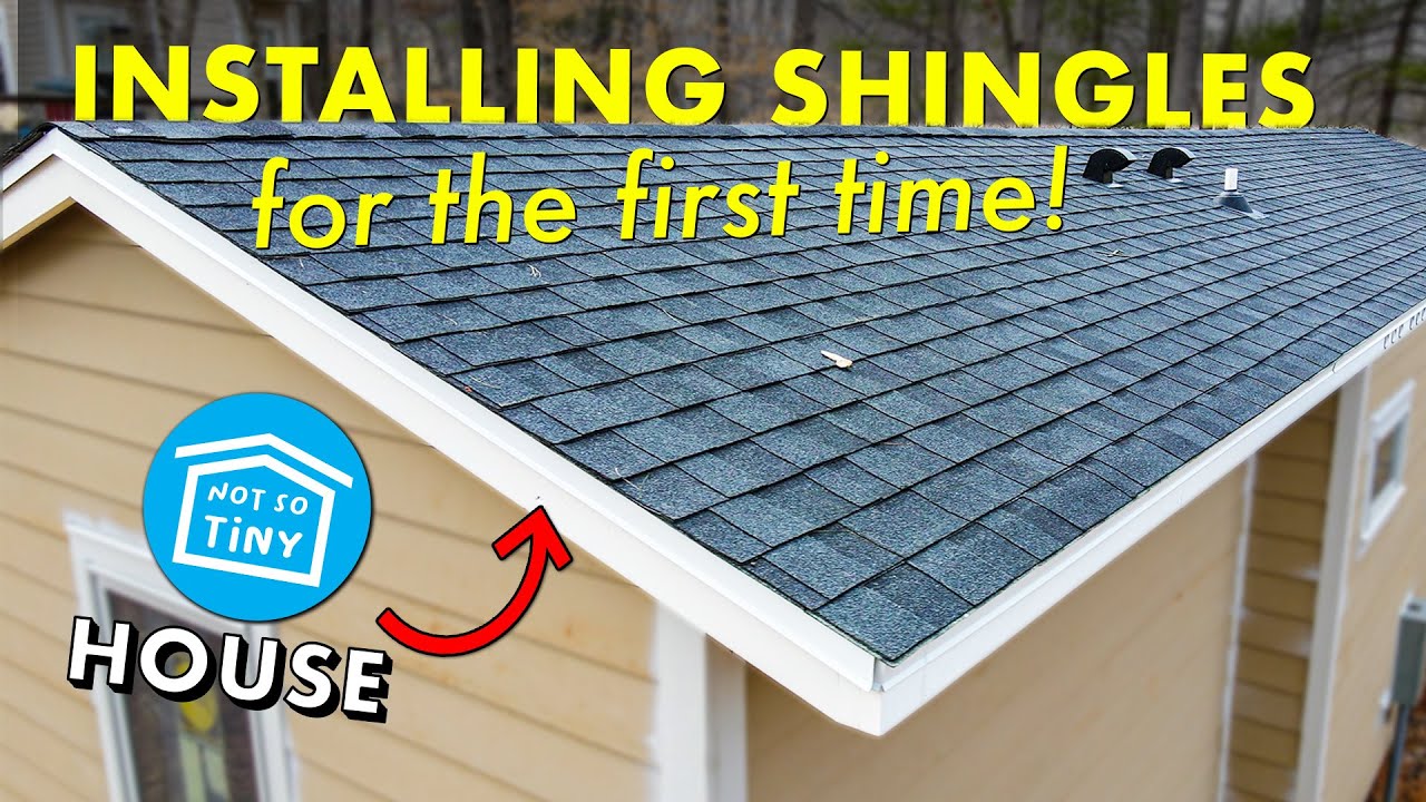 Roofing How-To & Shingles Installation // NOT SO TINY HOUSE BUILD 10