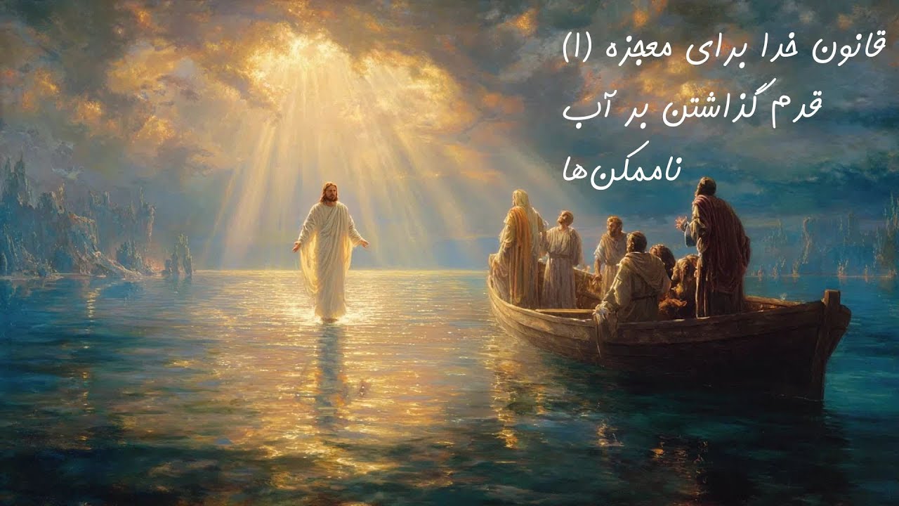 قانون خدا برای معجزه ۱ قدم گذاشتن بر آب ناممکن‌ها