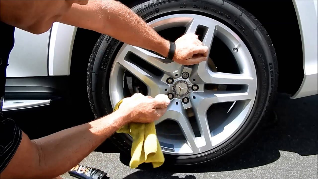 Car Wheel Polishing: Mercedes OE wheel polishing