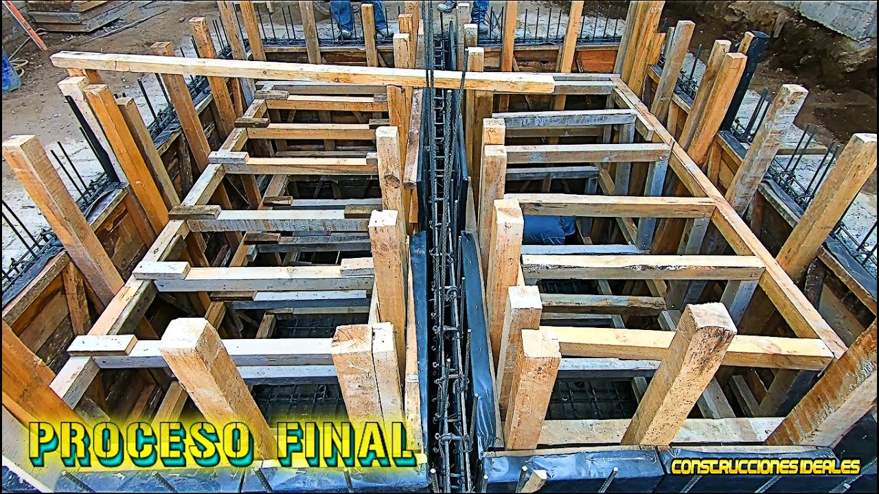 Ep 9-13 | Proceso del encofrado final | Cisterna de Concreto Armado | CONSTRUCCIONES IDEALES
