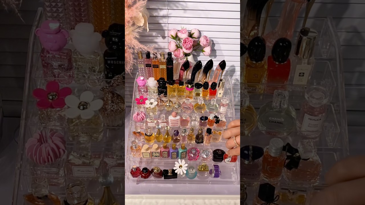 Organize a lot of mini perfumes #perfumecollection #perfumelovers #perfumes #perfumeaddict #parfum