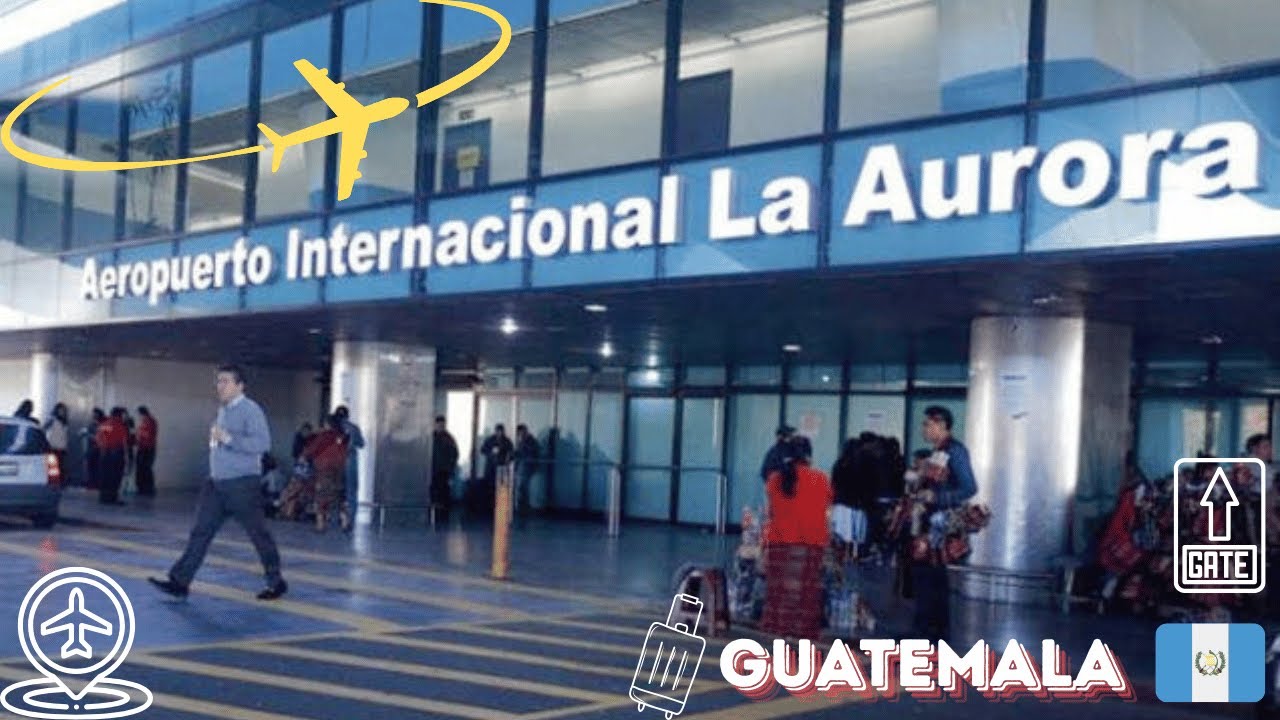 La Aurora Int'l Airport (GUA) Guatemala City Full Walking Tour Departures, Arrivals, Airlines (4K)