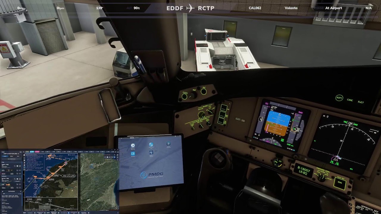 [MSFS2024]CAL062 | EDDF-RCTP (Frankfurt-Taipei) VCAL 周末法蘭克福回程 Arrival