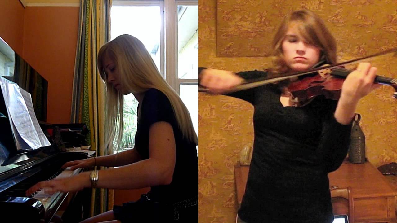 Lara and Taylor play One Winged Angel from Final Fantasy 7 (piano and violin)