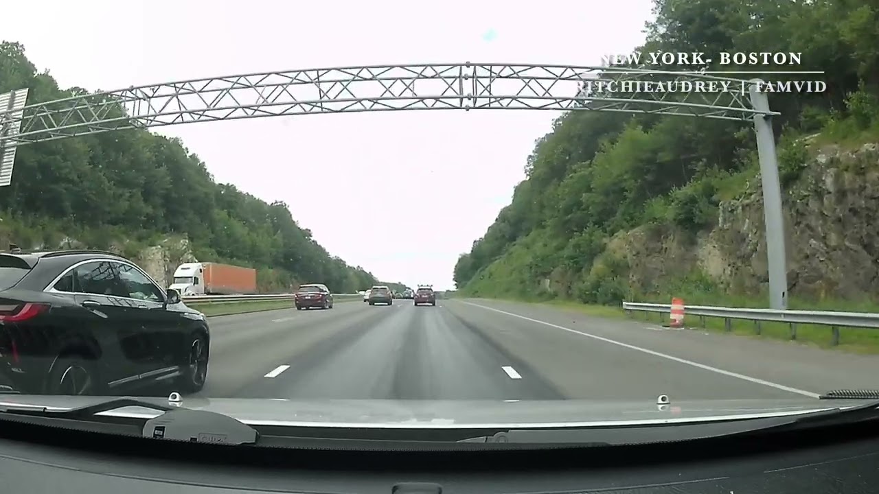 Trips to Boston (P5): Driving from Sturbridge MA to Waltham MA.