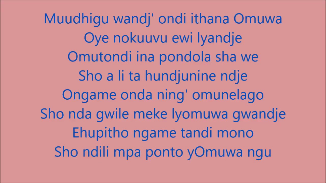 Nuudhingu wandje ondi ithana Om