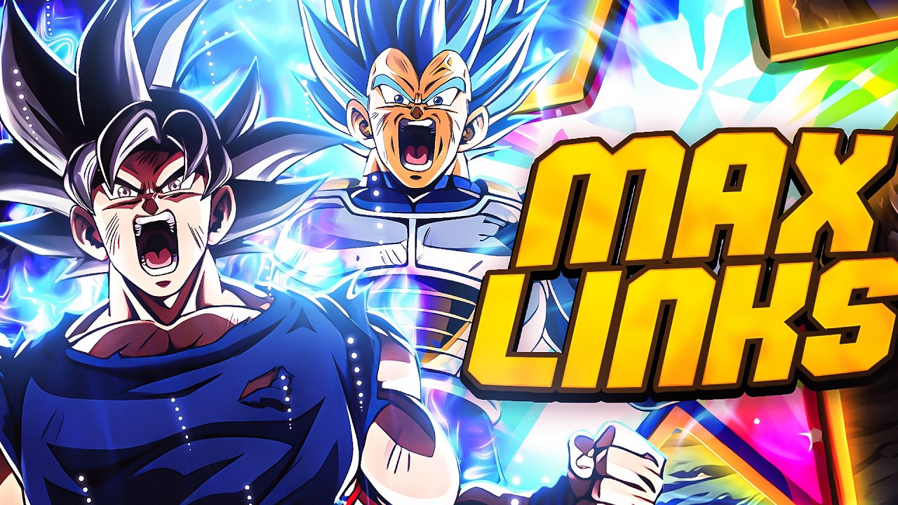 (Dokkan Battle) 100% MAX LINKS LR UI SIGN GOKU + SSBE VEGETA COMPLETE SHOWCASE!