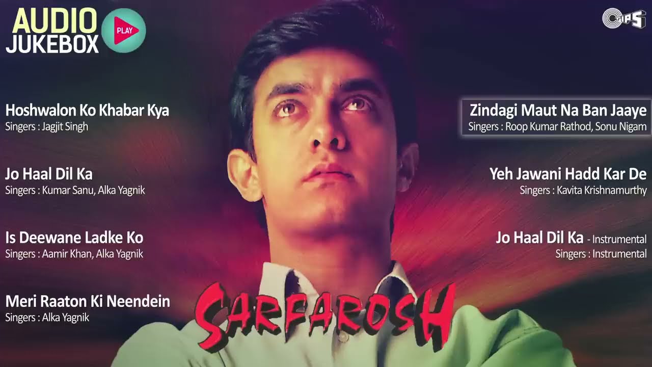 Sarfarosh Full Movie Songs | Aamir Khan | Sonali Bendre | 90s Hits Hindi Songs