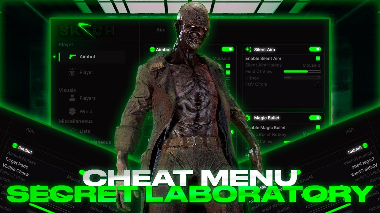 ^^[ShowCase] Secret Laboratory - Cheat Menu | The Best Cheat For SCP | Wallhack, Aim & Many | FREE^^