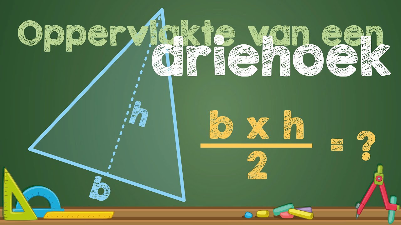 Oppervlakte van een driehoek - (Wiskunde)