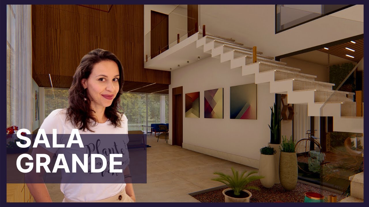 SALA COM PÉ DIREITO DUPLO