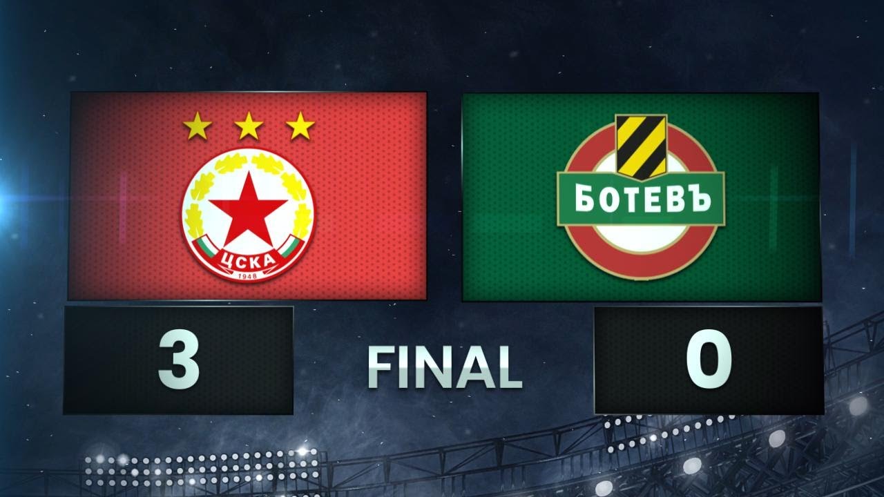 ЦСКА - Ботев Пловдив 3:0 /разширен репортаж/