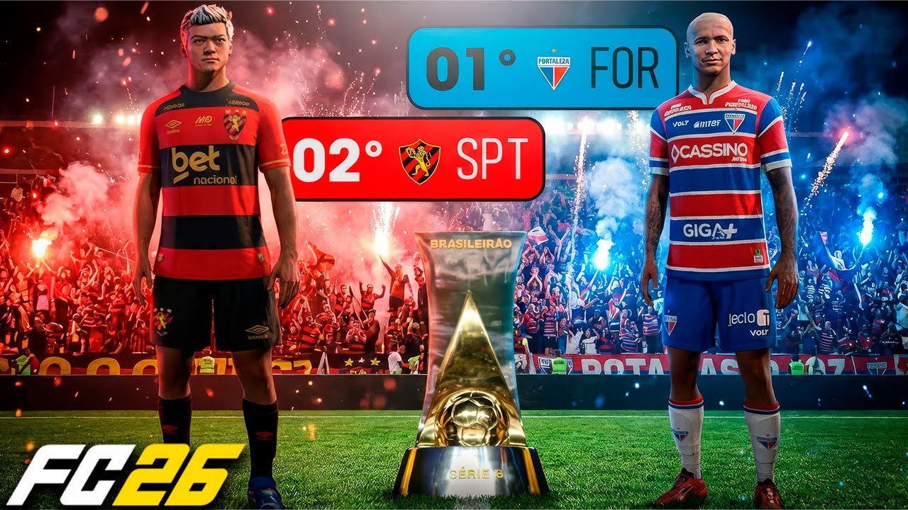 ESSE JOGO VALE A LIDERANÇA! Sport x Fortaleza 🇧🇷 | EA FC 26 Modo Carreira Jogador | EP 07