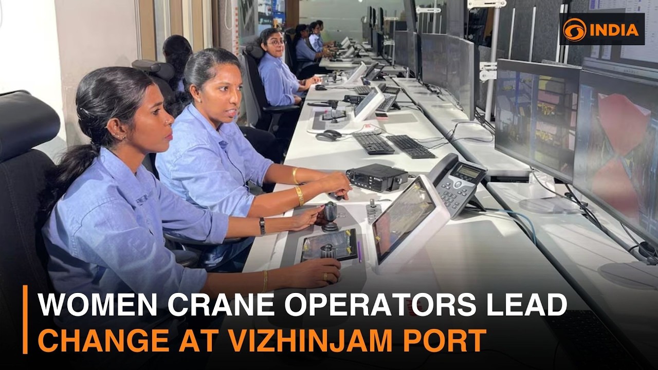 Women Crane Operators Lead Change at Vizhinjam Port