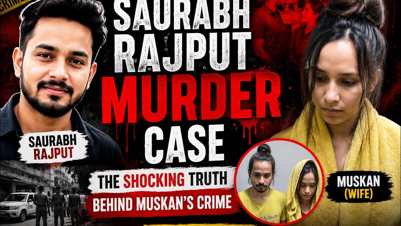 🚨 Saurabh Rajput Murder Case: The Shocking Truth Behind Muskan&rsquo;s Crime | Full Story #crime #love