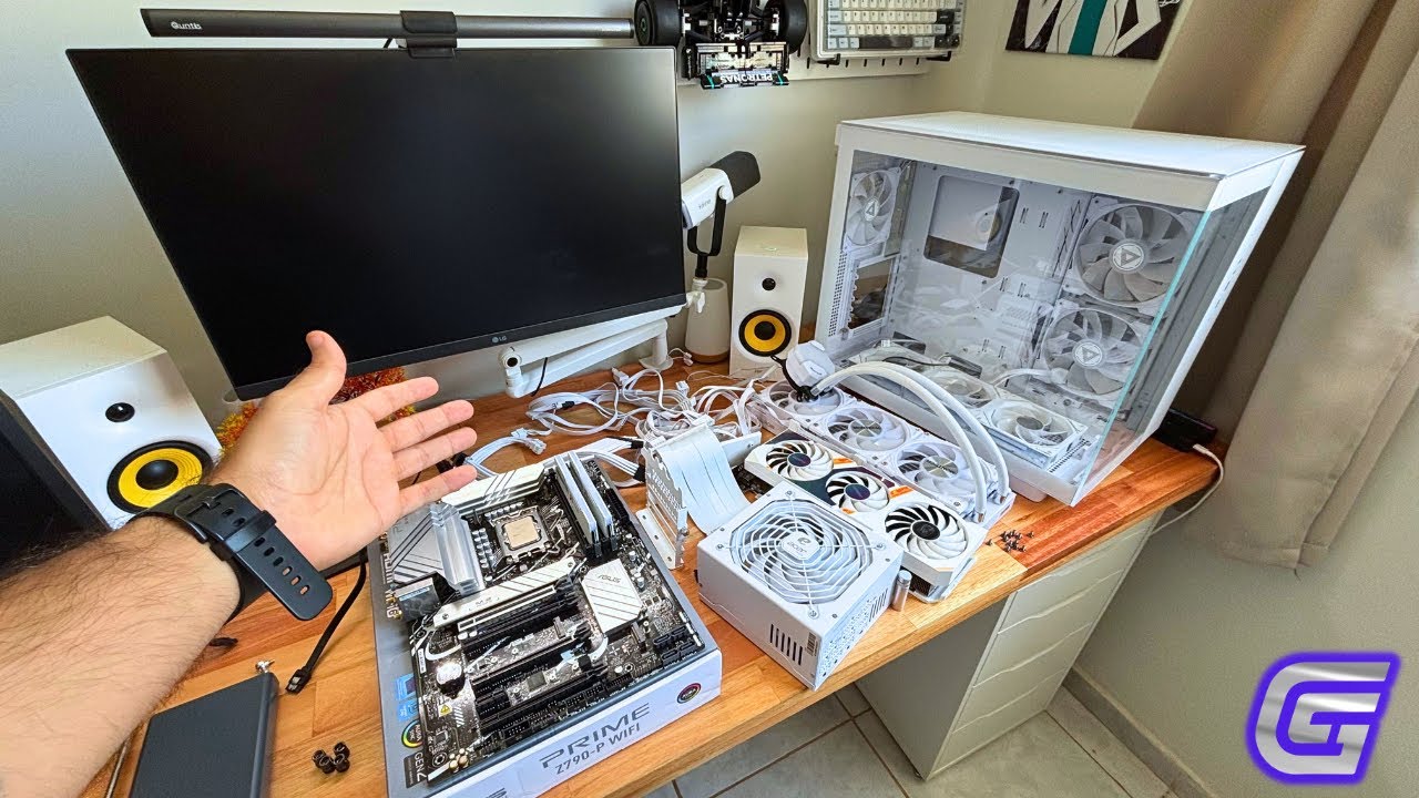 GUIA - COMO MONTAR UM PC GAMER DDR5 PASSO A PASSO EM 2025 - FULL WHITE