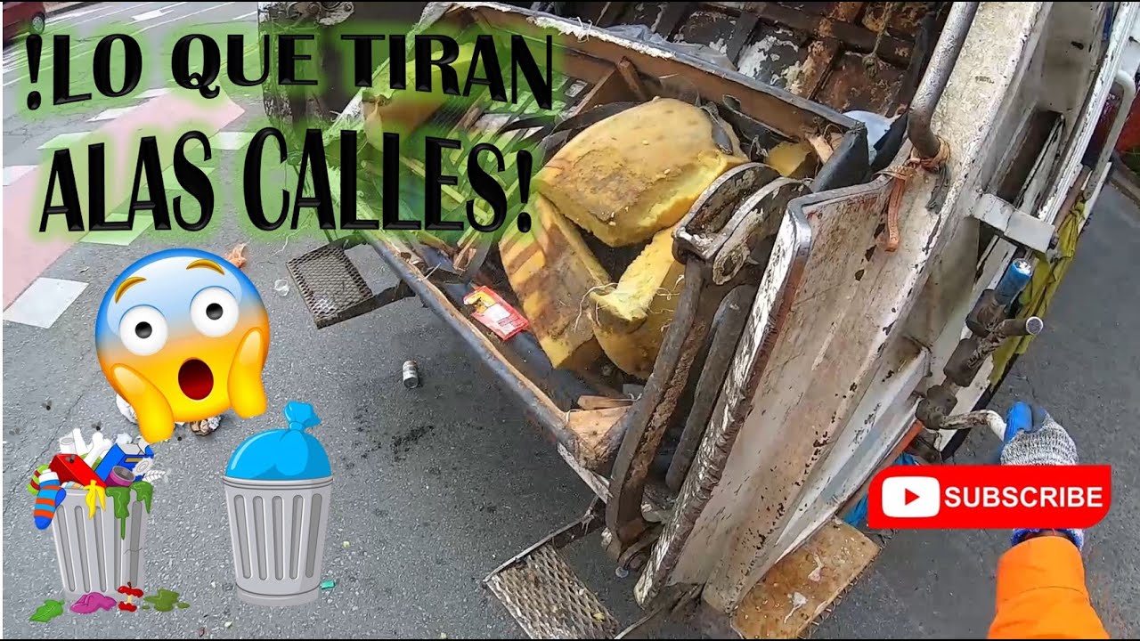Como se Trabaja en el Camión 🚛 De Basura compactada PT2