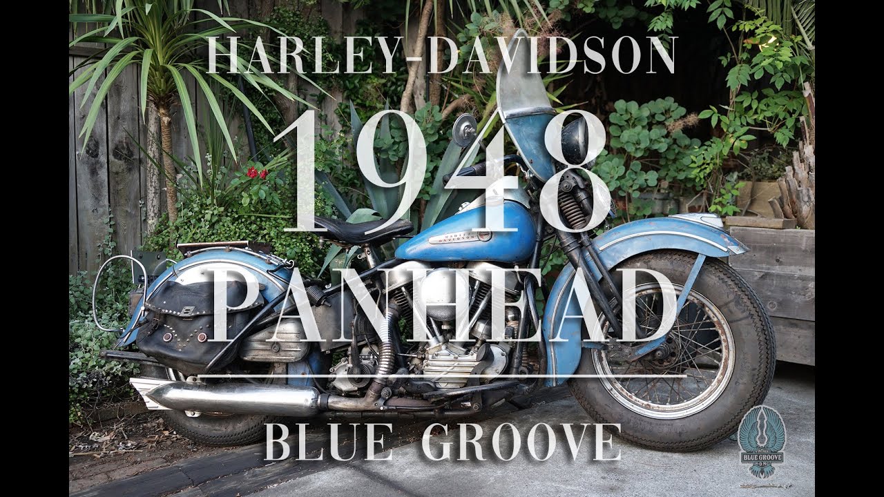 HARLEY-DAVIDSON 1948 PANHEAD Azure Blue / BLUE GROOVE