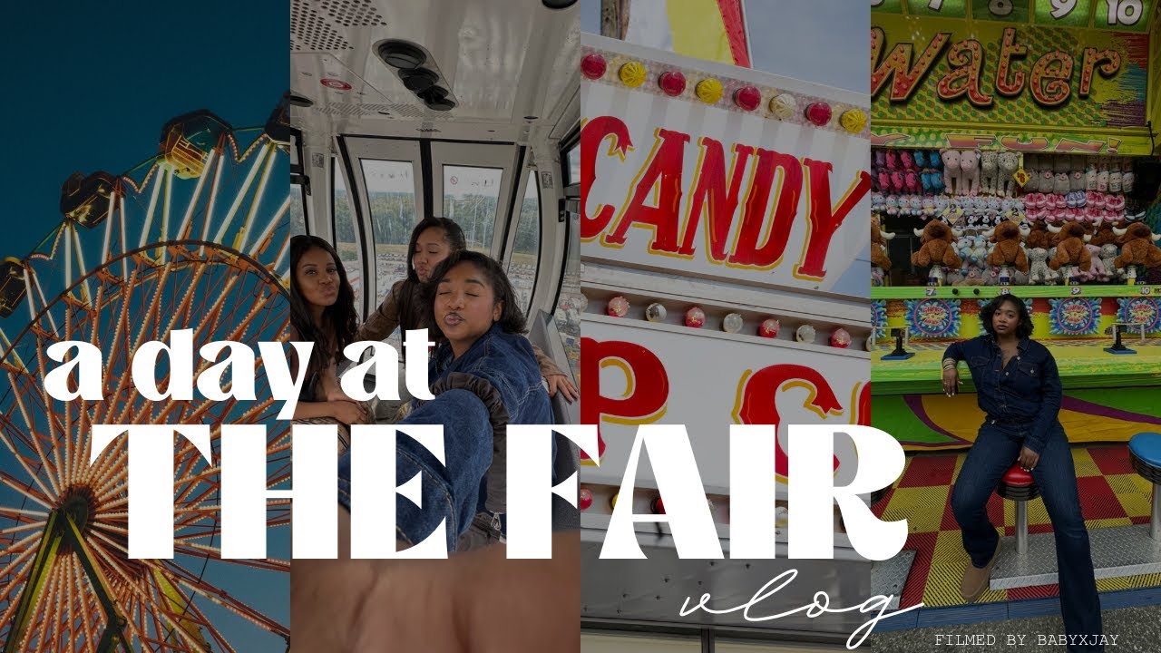VLOG | Fall Diaries ☆ Visiting the Town Fair + Trying Viral Foods + Getting On Fun Rides + More