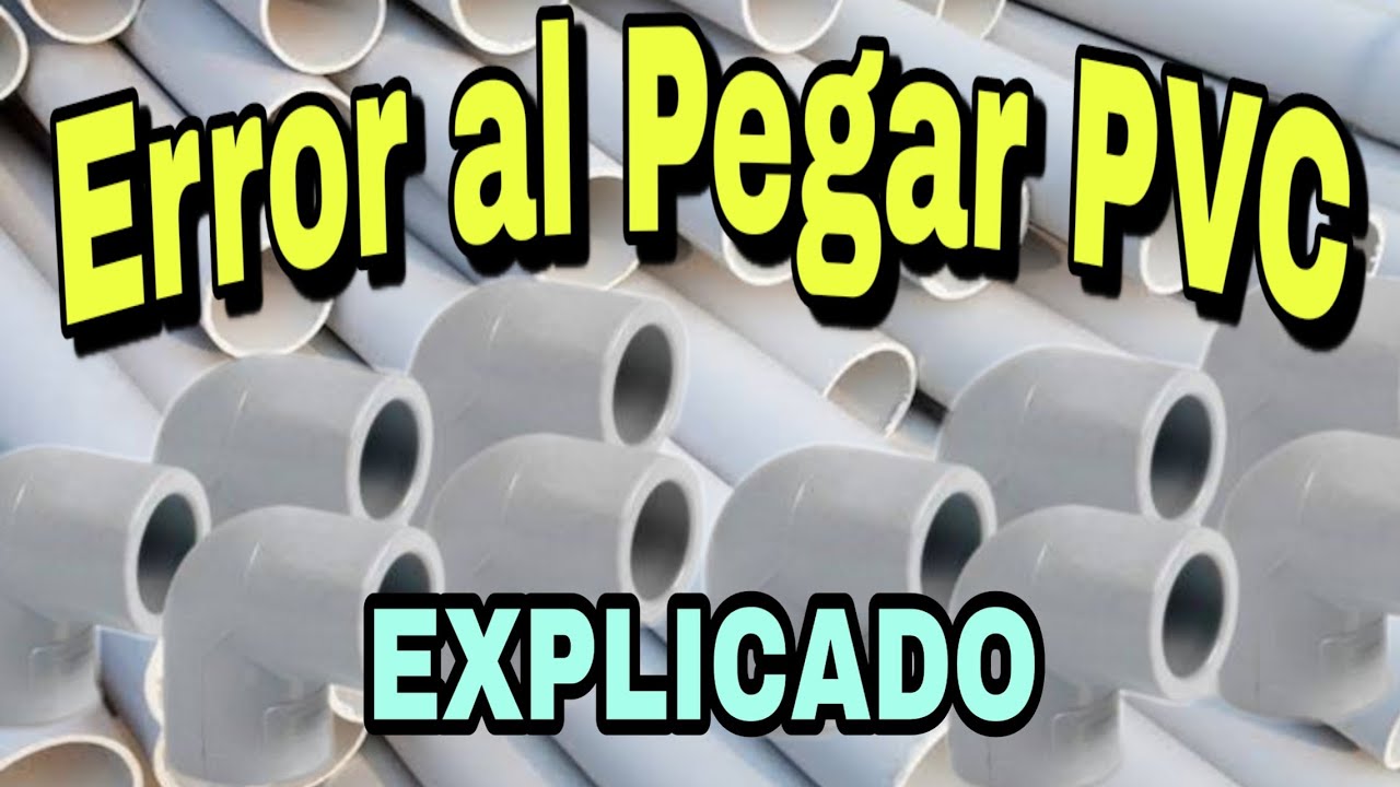 Como Pegar Tuber&iacute;as de PVC - Pegar PVC -  Hazlo Tu Mismo - Plomer&iacute;a
