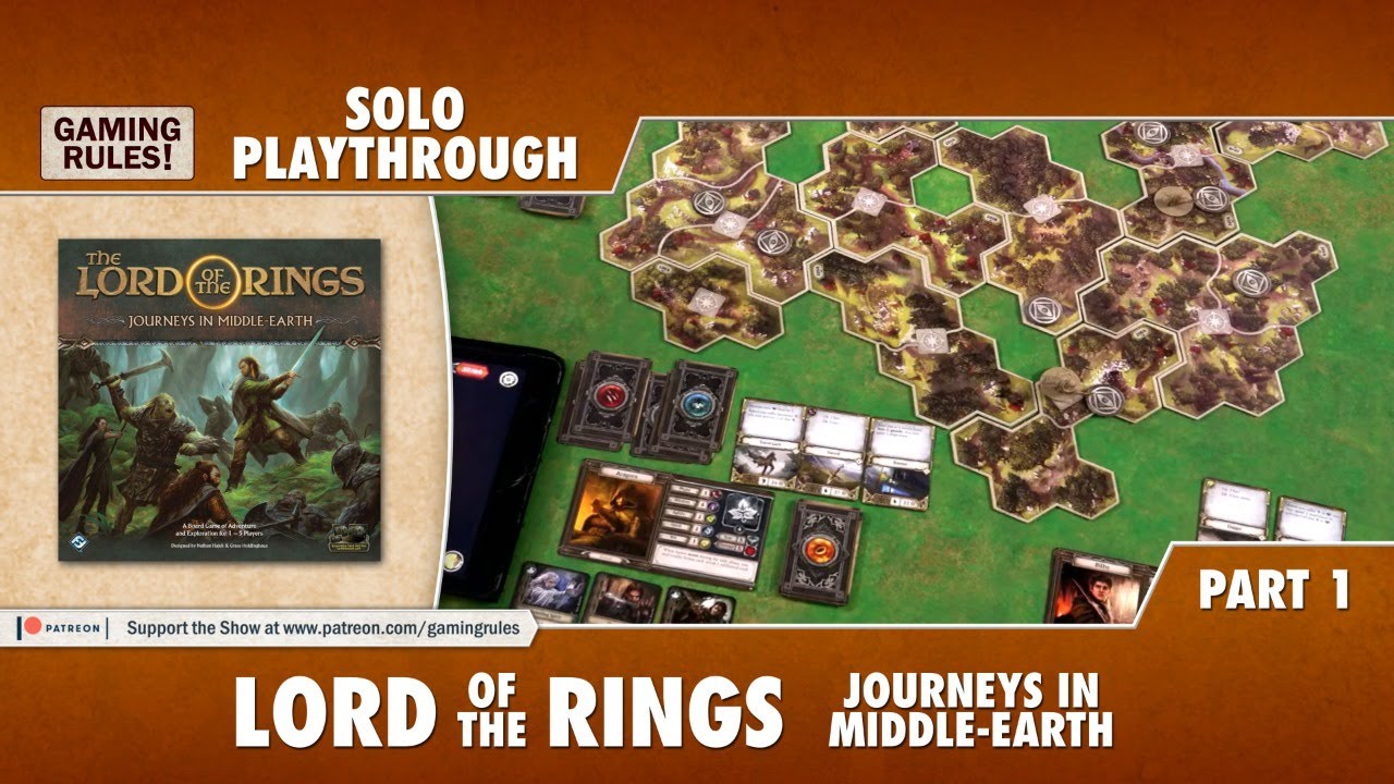 Lord of the Rings: Journeys in Middle-Earth - Solo Playthrough - Part 1
