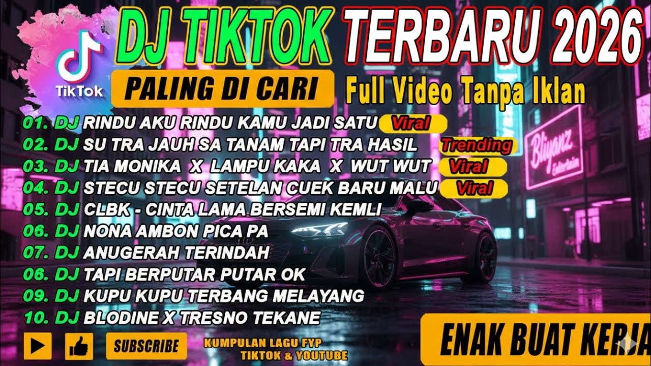 DJ TIKTOK TERBARU 2025🎵DJ RINDU AKU RINDU KAMU JADI SATU🎵DJ SUTRA JAUH SA TANAM HATI 🎵TANPA IKLAN