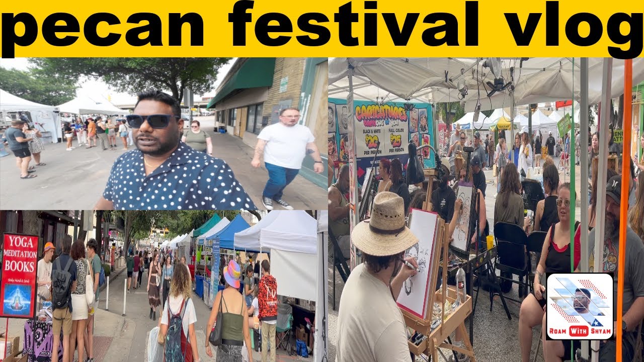 pecan festival vlog | USA Tamil vlog | Tamil vlogger USA | Roam with Shyam
