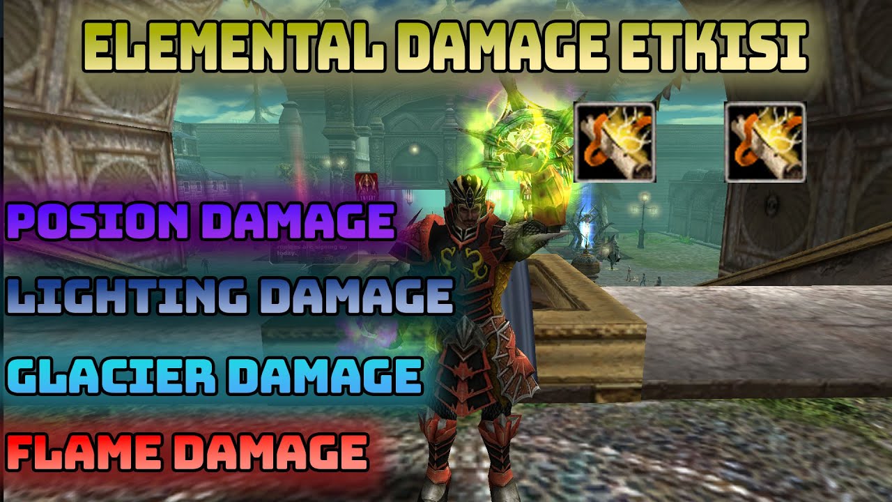 #knightonline Silahta  elemantal damage  farkı